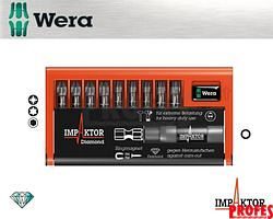 Sada bitů WERA 8755/67-9/IMP DC Impaktor Bit-Check, 9+1+1ks 057683