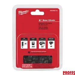 Řetěz 20 cm Milwaukee na motorovou pilu, rozteč 9,5 cm, rozchod 1,1 mm, 4932480176