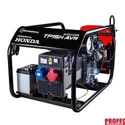 TP 15 HP AVR - rámová profesionální elektrocentrála s podvozkem