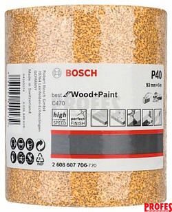 Role brusného papíru Best for Wood 93mmx5m zr.40,1ks