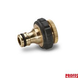 MOSAZNÁ KOHOUTOVÁ PŘÍPOJKA G3/4 S REDUKCÍ G1/2