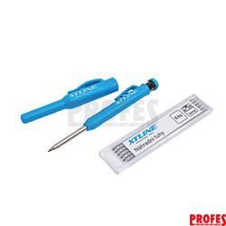 XTLINE Mechanická truhlářská tužka 155 mm + náhradní tuhy 1bal/6ks