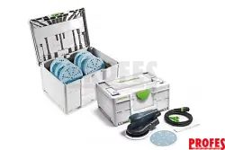 Excentrická bruska Festool ETS EC 150/5 EQ-SYS GR - 400W, 150mm, 1.5kg, kufr Systainer³ na brusivo SYS-STF D150 GR-Set, kufr Systainer SYS3 M 187 (578272)