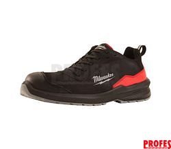 Bezpečnostní obuv, vodoodpudivá kůže nubuk, Milwaukee Flextred™ S3S 1L110133 ESD SC FO SR černá barva (vel.42), 4932493720