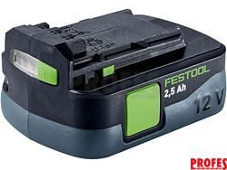 Akumulátor pro FESTOOL CXS 12 a TXS 12 (Festool BP 12 Li 2,5 C) - 12V/2.5Ah Li-ion, 0.27kg, kód: 577384