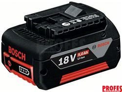 Zásuvný akumulátor Bosch GBA 18 V 5,0 Ah M-C Professional original, Cool-Pack 1600A002U5