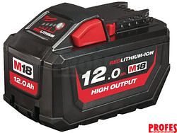 Akumulátor Milwaukee M18 HB12 - 18V/12.0Ah HIGH OUTPUT Li-Ion (4932464260)