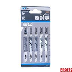 XTLINE Pilové plátky přímočaré | HCS 75 mm 10 Tpi (1bal/5ks)