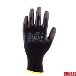 RUKAVICE BUCK černé,vel.10