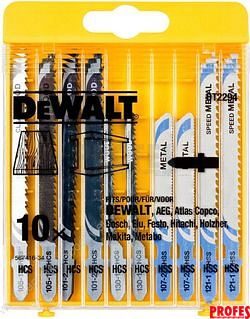 DT2294 10-dílná sada MIX pro přímočaré pily