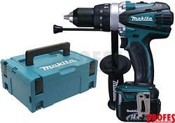 Makita BHP448RFJ aku vrtačka s příklepem + kufr Systainer