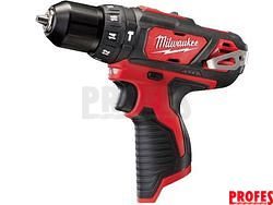 Aku vrtačka s příklepem Milwaukee M12 BPD-0 - 12V, 2rychl., bez akumulátoru a nabíječky (4933441950)