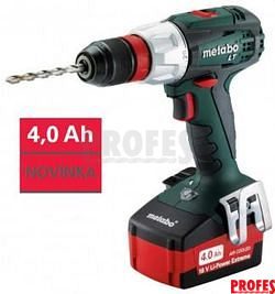 METABO BS 18 LT QUICK 4.0 Ah vrtací šroubovák