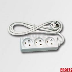 Prodlužovací kabel 230V/3 zásuvky, 3m KL870303