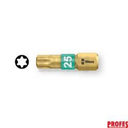 Bit TX25/25mm, TORX®, up. šestihran 1/4´´ 867/1 BDC BiTorsion, WERA, 066106