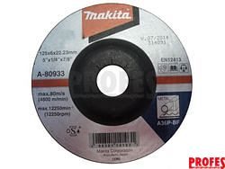 Brusný kotouč na ocel Makita - 125 x 6 x 22 mm (A-80933)