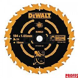Pilový kotouč 184x16mm 24z ATB +18° DeWALT DT10302