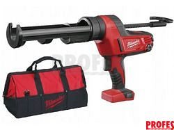 Aku vytlačovací pistole na tmely Milwaukee C18 PCG/310C-0B pro náplně 310ml - 18V, 2.3kg, taška, bez akumulátoru a nabíječky (4933459637)