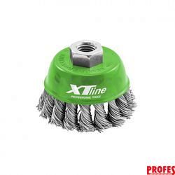 XT22056  Kartáč hrnkový vlnitý nerez M14 | 100mm