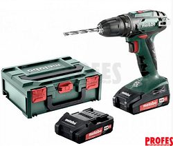 602207560 BS 18 aku vrtačka 2x2Ah LiIon metaBOX