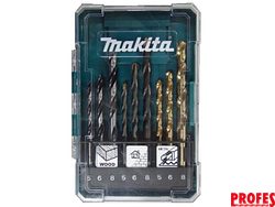 9-dílná sada vrtáků do kovu, dřeva a zdiva Makita D-71962