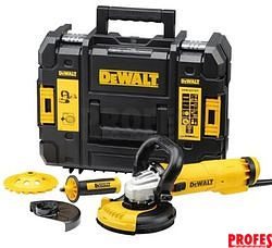 DWE4217KT-QS Bruska úhlová 125mm 1200W set sanace