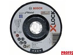 Brusný kotouč na kov pro úhlové brusky se systémem X-LOCK Bosch Expert for Metal - 125 x 6.0 x 22.23 mm, prolomený (2608619259)
