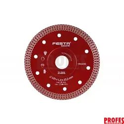 Kotouč diamantový turbo Ø 115 x 1,4 x 22,2 mm, FESTA INDUSTRY