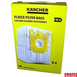 Vliesové filtrační sáčky Kärcher pro VC 6, VC 6 Premium, VC 6100, VC 6200, VC 6300 - 5ks (6.904-329.0)
