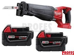 Aku pila ocaska Milwaukee M18 CSX-502X - 2x aku 18V/5.0Ah, 4.1kg v kufru (4933451378)