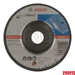 Hrubovací kotouč profilovaný for Metal A 24 P BF, 125 mm, 22,23 mm, 6,0 mm 2.608.603.182