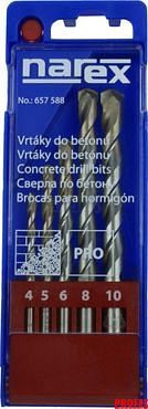 647588 - Narex sada vrtáků do betonu 5-ti dílná