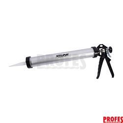 XTLINE Pistole na tmel hliníková | 600 ml