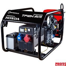 TP 12 HP AVR - rámová profesionální elektrocentrála s podvozkem