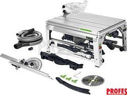 Stolní kotoučová pila - cirkulárka Festool CS 70 EBG - 2200W, 225mm, 34.5kg, odsávací sada (574776)