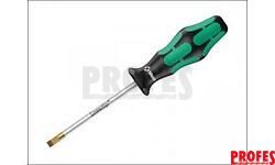 Drážkový Šroubovák WERA Kraftform Plus 345 VSM, 0,3 X 2,0 X 60 Mm, 133120
