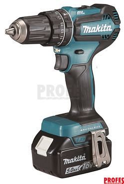 Makita DHP485RTJ aku bezuhlíkový příklepový šroubovák Li-ion LXT 18V 2x5,0 Ah,Makpac