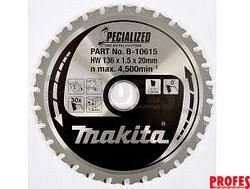 Pilový kotouč na kov Makita B-21973 Specialized (B-07325), 136x20mm, 50 zubů