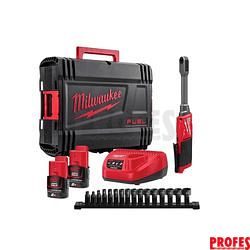 Milwaukee M12 FPTR-202X FUEL aku průchozí ráčna