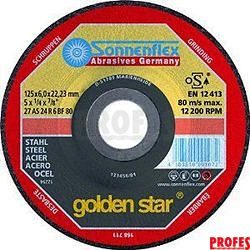 Brusný kotouč Goldenstar 230x6,0x22,23 mm na ocel AS24R6BF F27