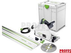 Ponorná pila Festool TS 75 EBQ-Plus-FS - 1600W, 210mm, 5.9kg, vodicí lišta FS 1400/2, kufr Systainer SYS3 M 437 (576115)