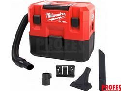 Bezuhlíkový aku vysavač Milwaukee M12 FVCL-0 - 12V, 5.0kg, bez akumulátoru a nabíječky (4933478186)