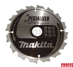 Pilový kotouč na dřevo Makita B-33059 Specialized, 190x30mm, 16 zubů