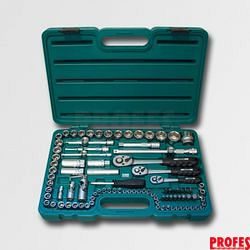 Sada hlavic 1/4"-3/8"-1/2" 99 dílů