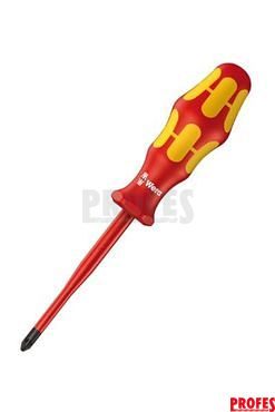 Šroubovák křížový PZ1, izolovaný, snížený průměr čepele, 006460