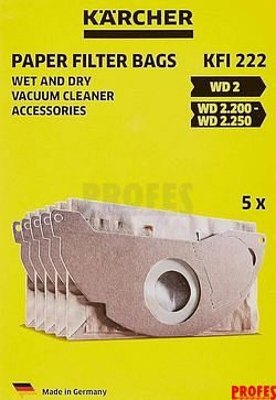 papírové filtrovací pytle 5ks pro MV 2 Series 6.904-322.0