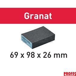 Brusná houba 69x98x26 36 GR/6 Granat 201080