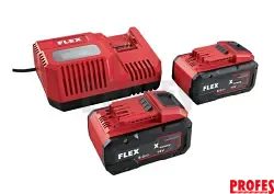 Set rychlonabíječky 12/18V a dvou akumulátorů 8,0Ah 18V FLEX P-Set 18-88 R 533175