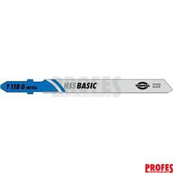 Pilový list do kmitací-přímočaré pily HSS - T318B, 2x132mm na středně silné plechy 2.5–6mm, trubky a profily, včetně hliníkových Ø < 65mm - 1ks (240534)
