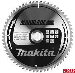 Pilový kotouč na dřevo Makita B-09042 MAKBLADE, 190x20mm, 60 zubů, do pokosové, stolní a ponorné kotoučové pily